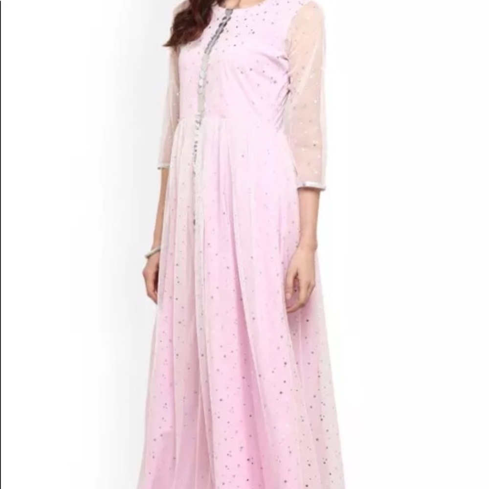 Indian Salwar Kurta Light Pink Party wear!